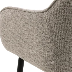 Eetkamerstoel Zion Monza Met Armleuning Beige - Giga Living