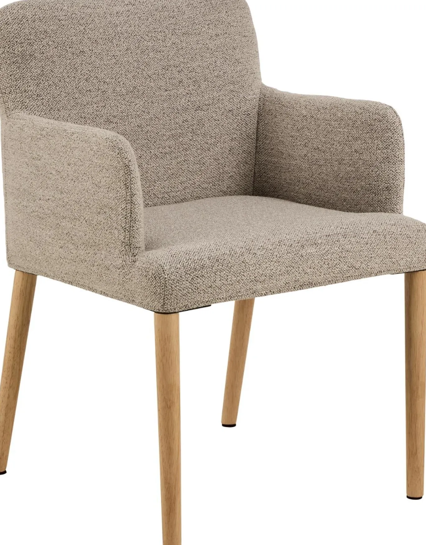 Eetkamerstoel Zumen Met Armleuning Beige Monza - Giga Living