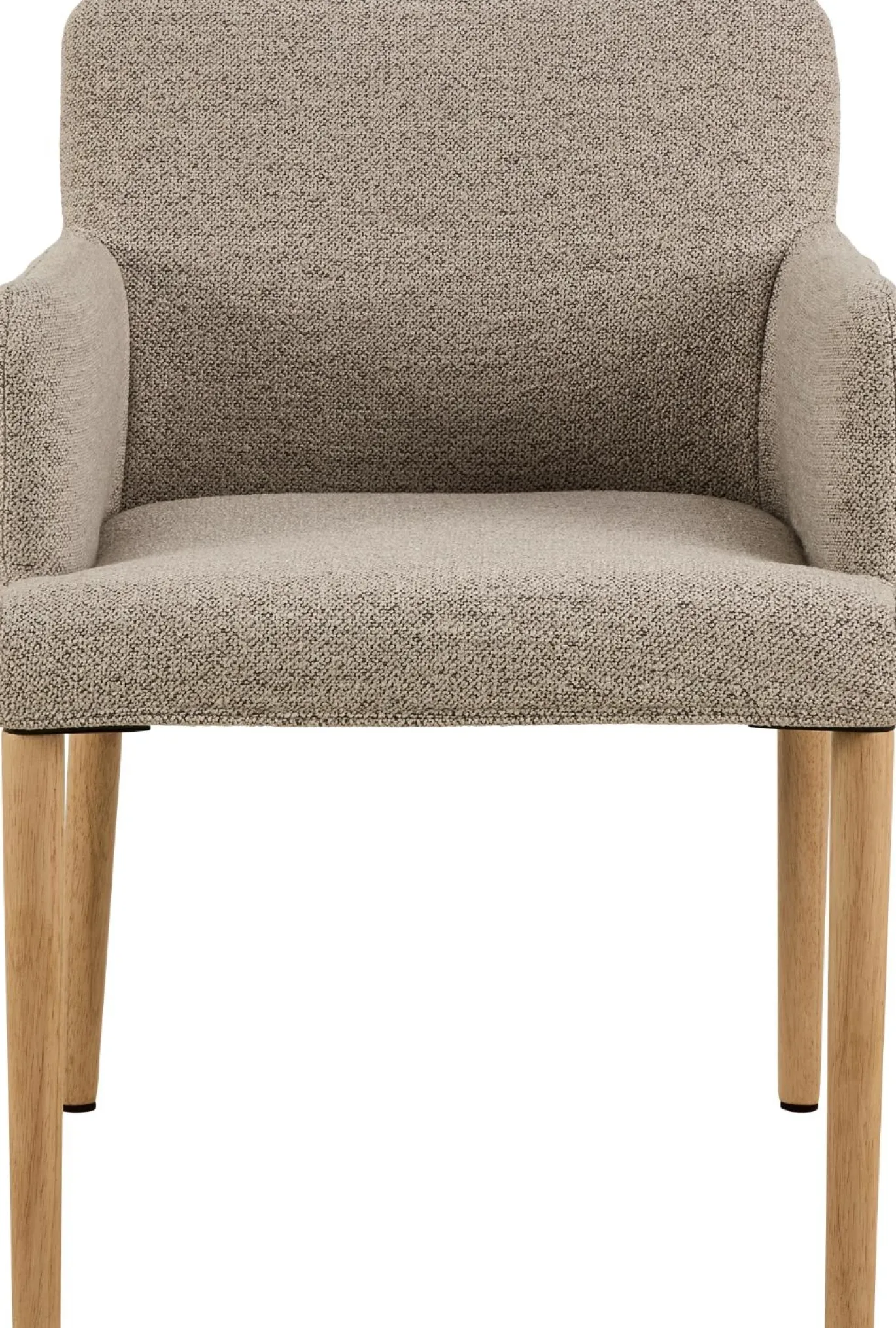 Eetkamerstoel Zumen Met Armleuning Beige Monza - Giga Living