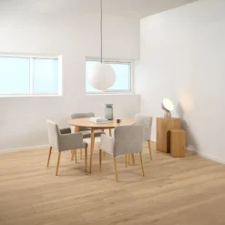 Eetkamerstoel Zumen Met Armleuning Beige Monza - Giga Living