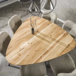 Eetkamertafel Driehoek Acacia Naturel - Giga Meubel