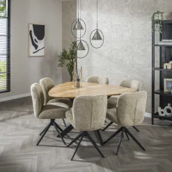 Eetkamertafel Driehoek Acacia Naturel - Giga Meubel