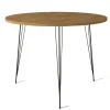 Eetkamertafel Sandalf Melamine Caucasian Eiken