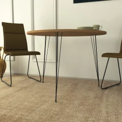 Eetkamertafel Sandalf Melamine Caucasian Eiken