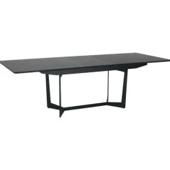 Eetkamertafel Tokyo Zwart Eiken 200/250x100cm - Giga Meubel