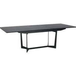 Eetkamertafel Tokyo Zwart Eiken 200/250x100cm - Giga Meubel