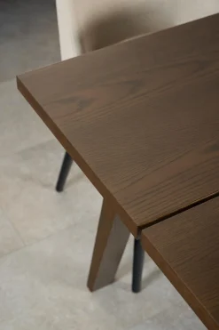 Eettafel Annie Eikenfineer Smoke 200cm - Giga Living