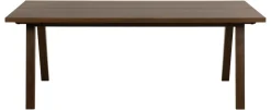 Eettafel Annie Eikenfineer Smoke 200cm - Giga Living