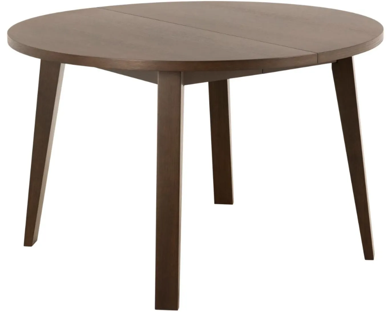 Eettafel Annie Eikenfineer Smoke Ø120/220x75cm - Giga Living