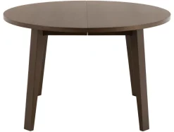 Eettafel Annie Eikenfineer Smoke Ø120/220x75cm - Giga Living