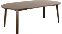 Eettafel Annie Eikenfineer Smoke Ø120/220x75cm - Giga Living