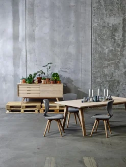 Eettafel Annie Eikenfineer Wit 210/310cm - Giga Living