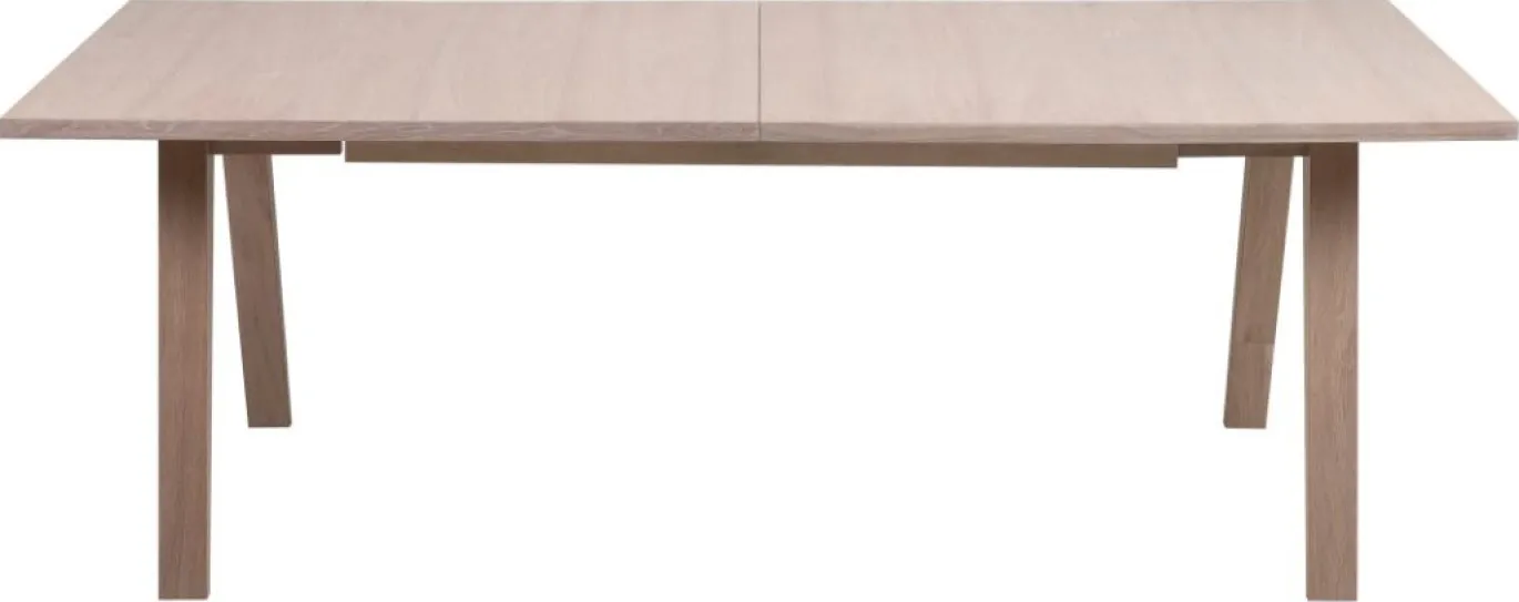 Eettafel Annie Eikenfineer Wit 210/310cm - Giga Living