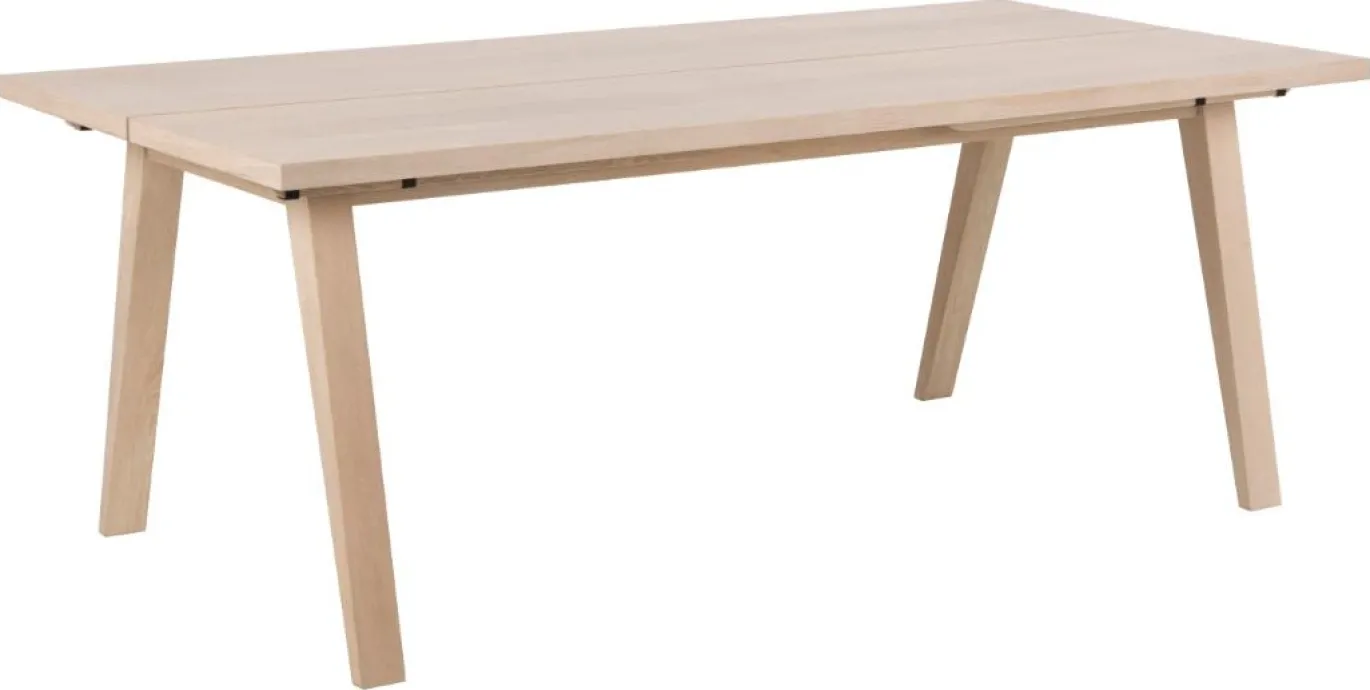 Eettafel Annie Eikenfineer Wit 200cm - Giga Living