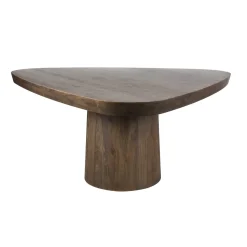 Eettafel Arcadia Driehoek Acacia Bruin 165cm- Giga Meubel