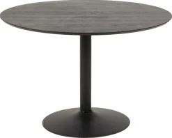 Eettafel Aurora MDF Zwart Ø110cm - Giga Living