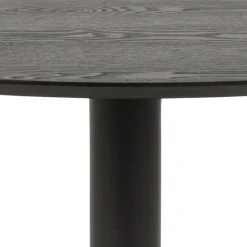 Eettafel Aurora MDF Zwart Ø110cm - Giga Living