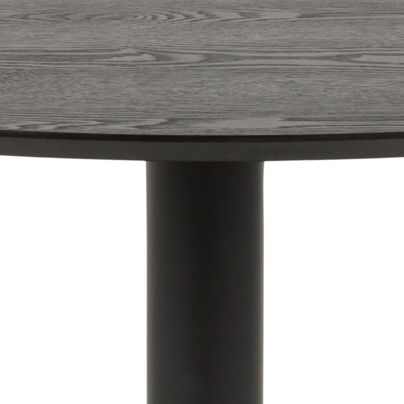 Eettafel Aurora MDF Zwart Ø110cm - Giga Living