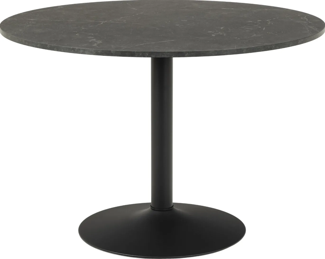 Eettafel Aurora Rond MDF Zwart Ø110cm - Giga Living