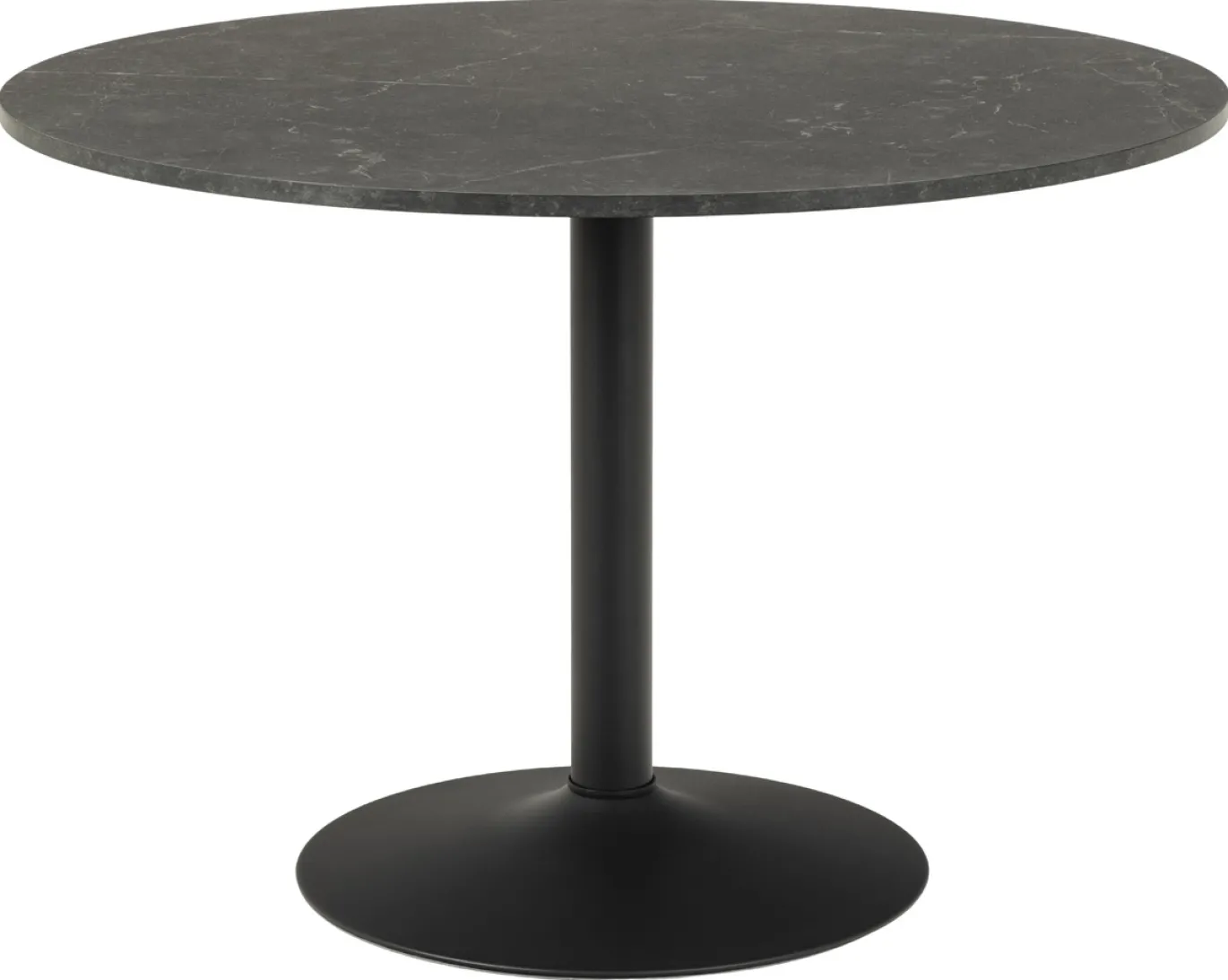 Eettafel Aurora Rond MDF Zwart Ø110cm - Giga Living