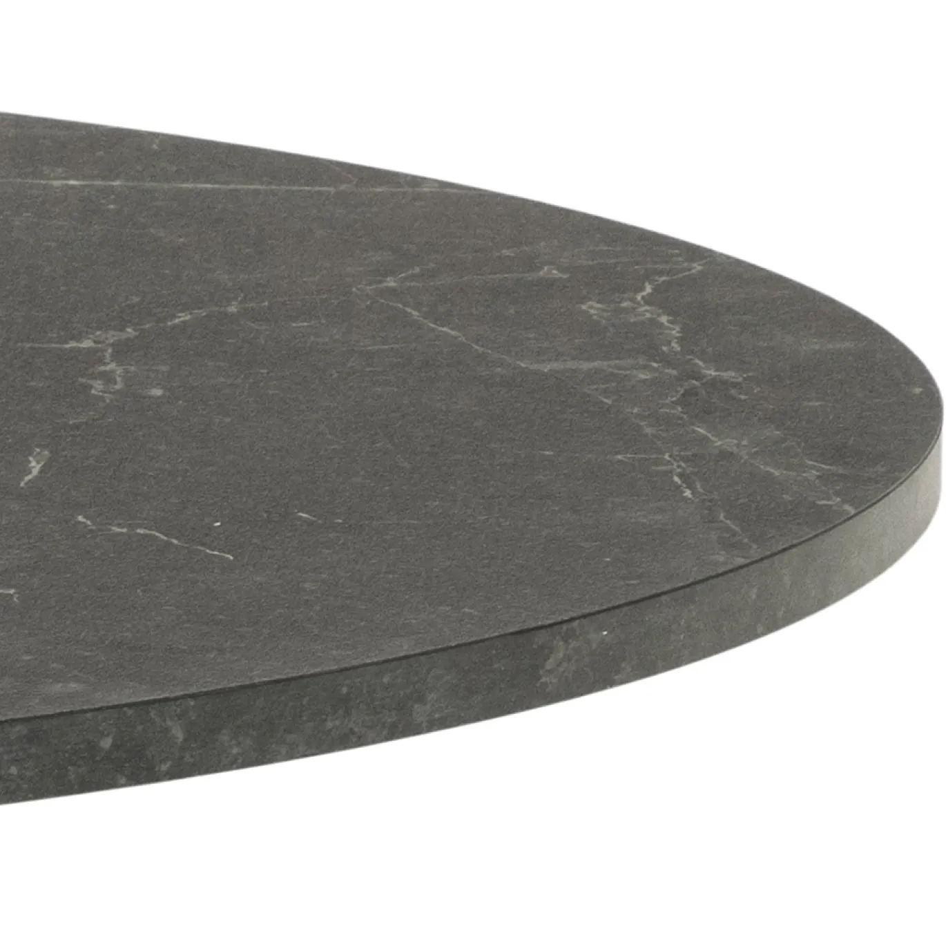 Eettafel Aurora Rond MDF Zwart Ø110cm - Giga Living