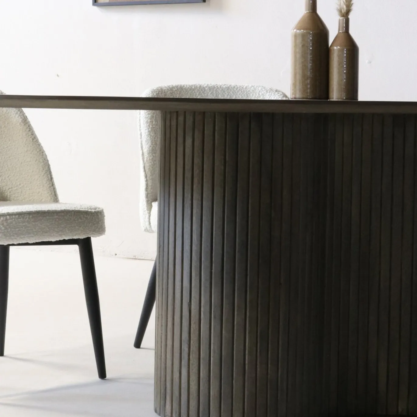 Eettafel Ava Ovaal Bruin 240cm - Giga Meubel