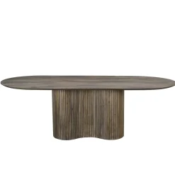 Eettafel Ava Ovaal Bruin 240cm - Giga Meubel