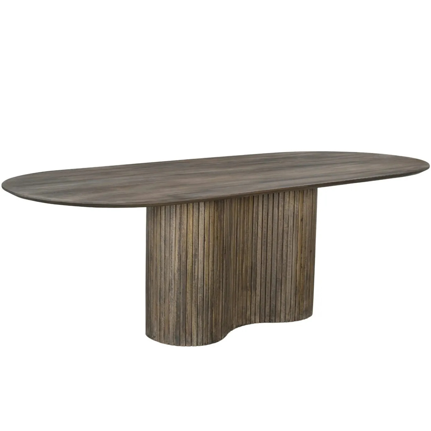 Eettafel Ava Ovaal Bruin 240cm - Giga Meubel