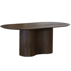 Eettafel Ava Ovaal Walnoot 240cm - Giga Meubel