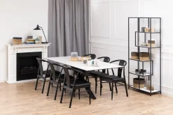 Eettafel Axel Rechthoek Keramiek Wit 200cm - Giga Living