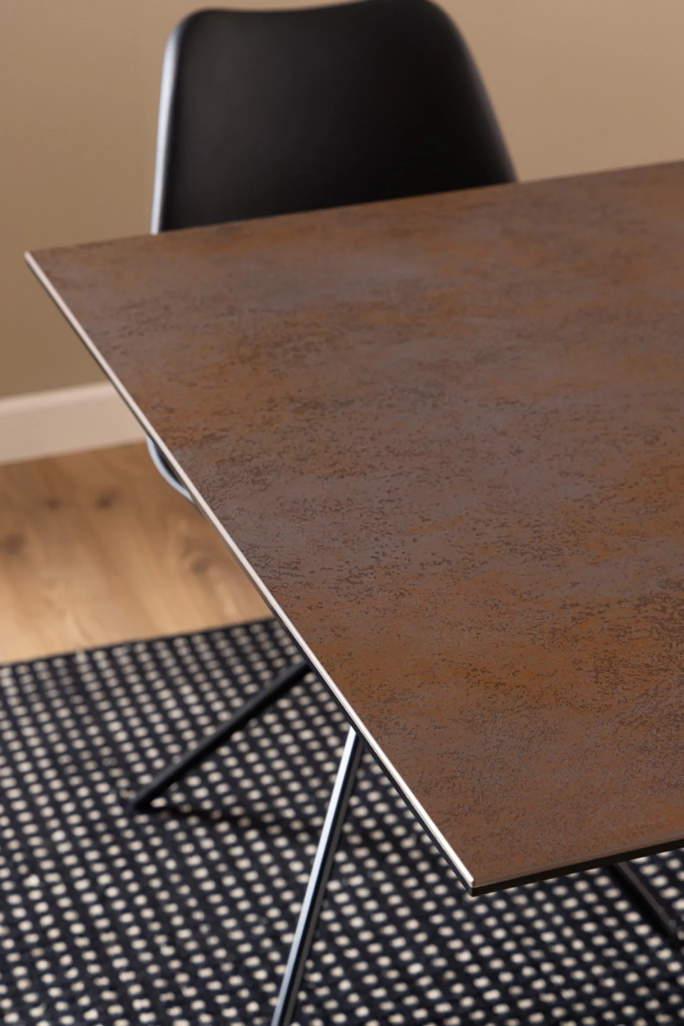 Eettafel Axel Rechthoek Keramiek Bruin 200cm - Giga Living