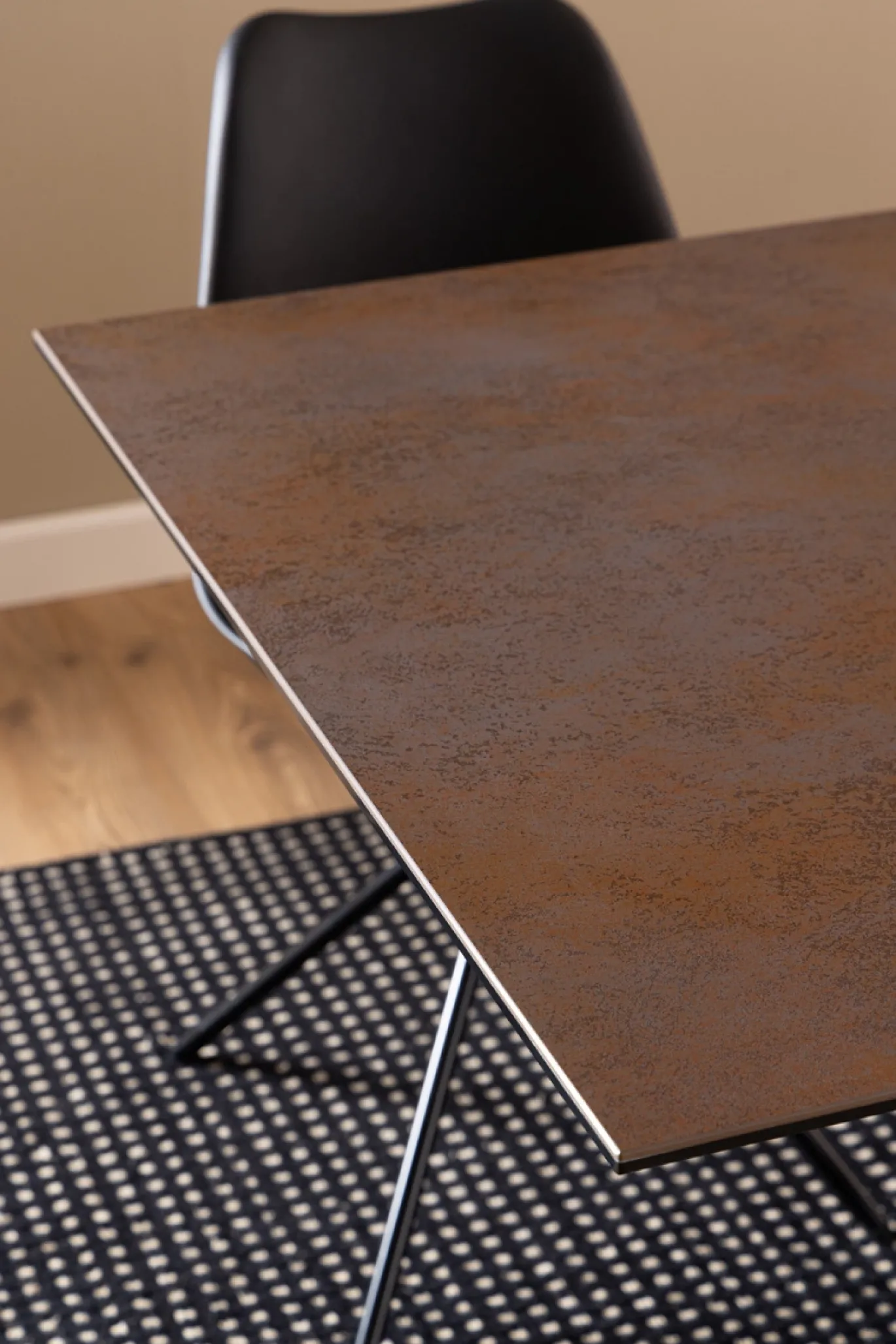 Eettafel Axel Rechthoek Keramiek Bruin 200cm - Giga Living