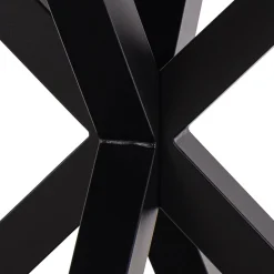 Eettafel Axel Rond Keramiek Bruin Ø120cm - Giga Living