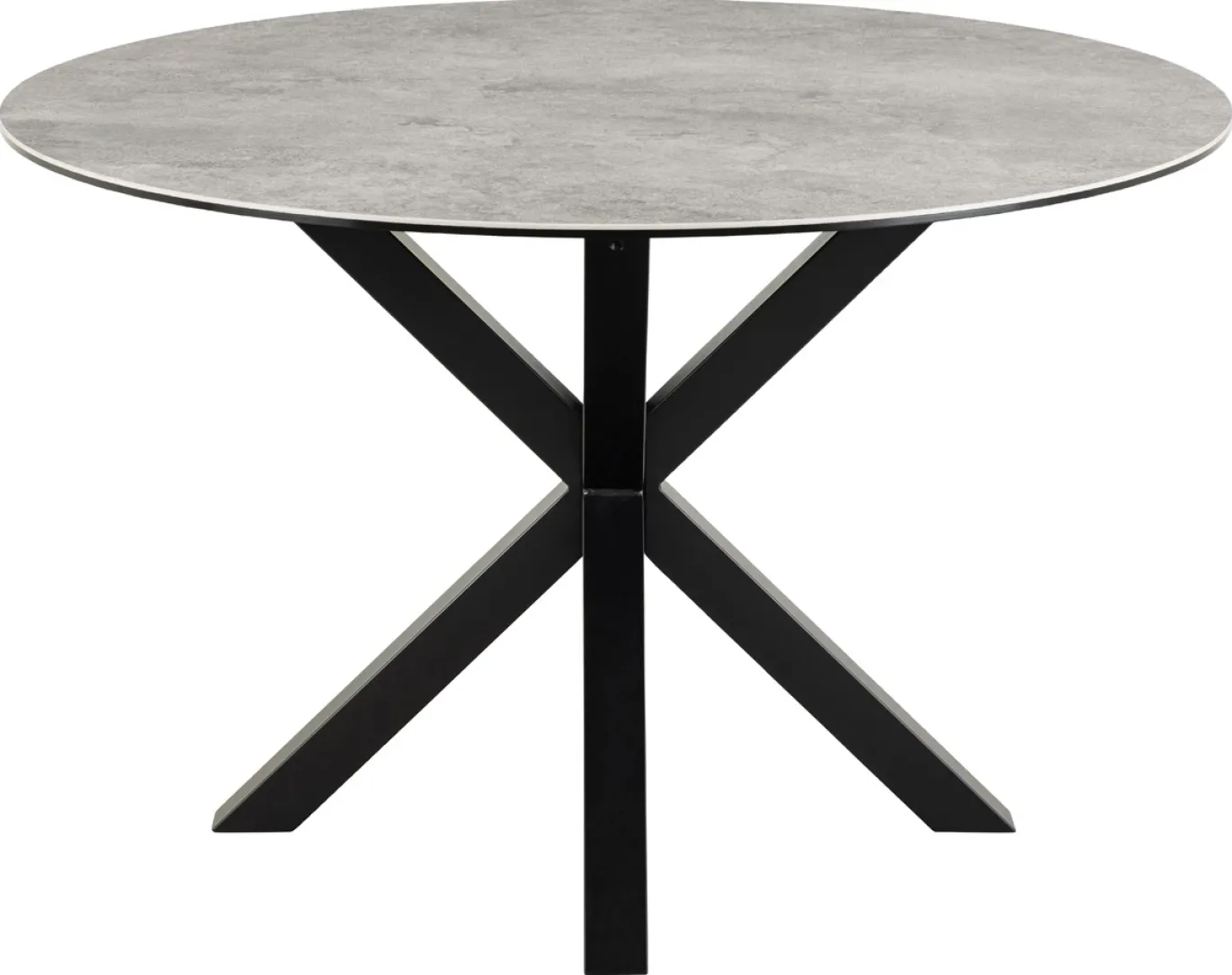 Eettafel Axel Rond Keramiek Grijs Ø120cm - Giga Living