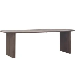 Eettafel Aya Walnoot Deens Ovaal 210cm - Giga Meubel