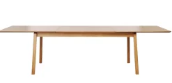 Eettafel Bari Uitschuifbaar Naturel Eiken 95x190-290cm - Giga Living
