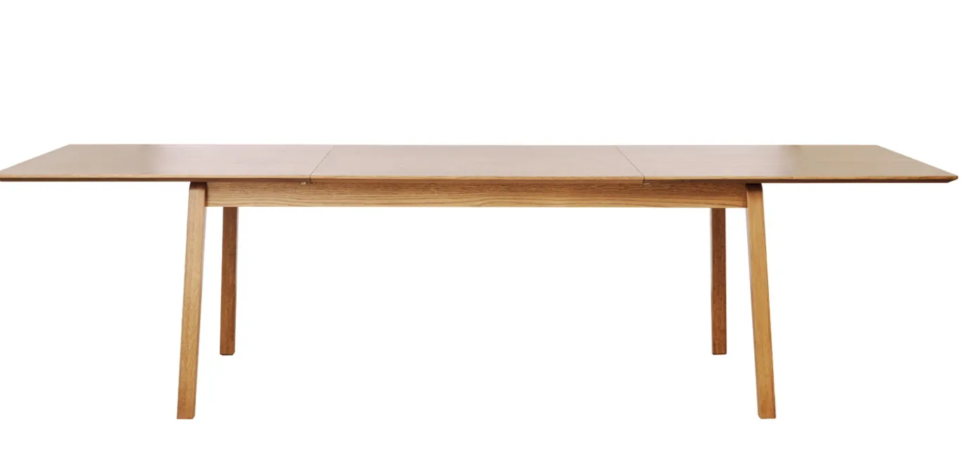 Eettafel Bari Uitschuifbaar Naturel Eiken 95x190-290cm - Giga Living