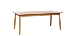 Eettafel Bari Uitschuifbaar Naturel Eiken 95x190-290cm - Giga Living