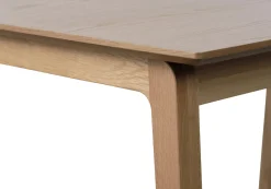 Eettafel Bari Uitschuifbaar Naturel Eiken 95x190-290cm - Giga Living