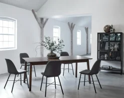 Eettafel Bari Uitschuifbaar Smoked Eiken 95x190-290cm - Giga Living