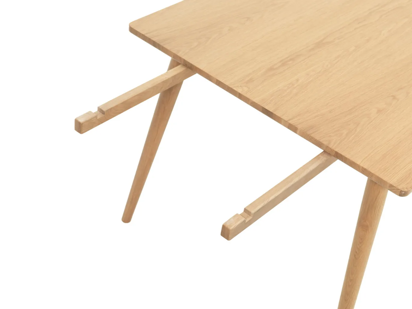Eettafel Barrali Naturel Eiken 90x150cm - Giga Living