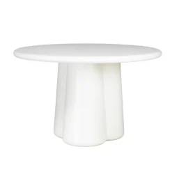 Eettafel Boaz Rond Off-White 120cm - Giga Meubel