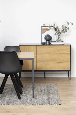 Eettafel Bronx Rechthoek MDF Naturel 160cm - Giga Living