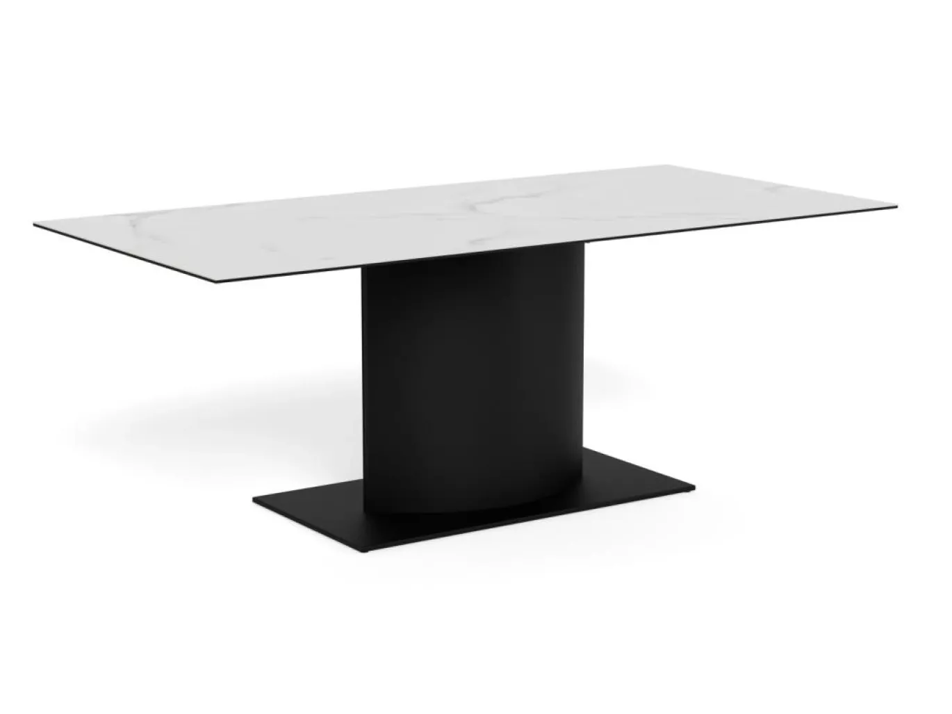 Eettafel Calo Keramiek Wit 200cm - Giga Living