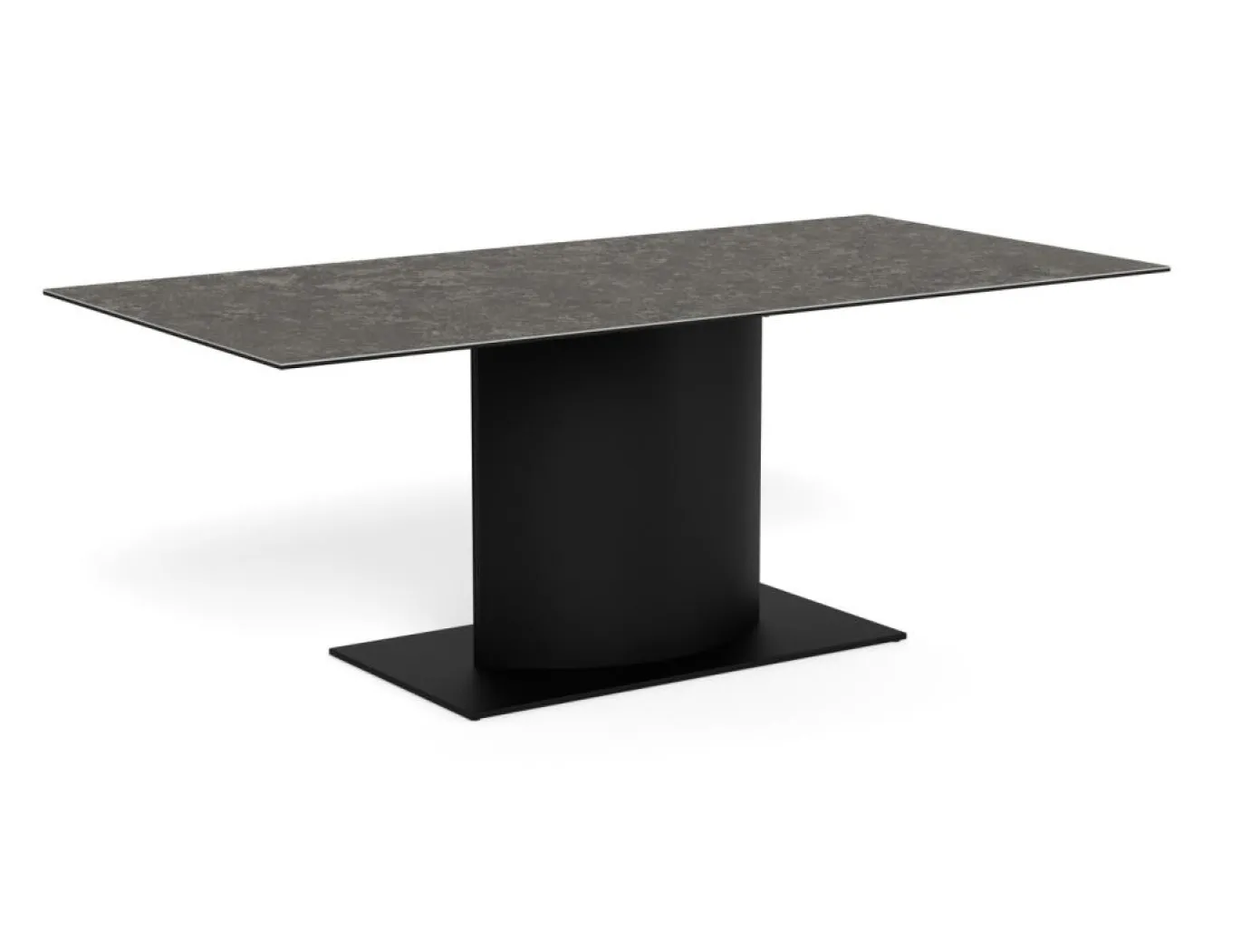 Eettafel Calo Keramiek Zwart 200cm - Giga Living