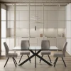 Eettafel Celia 180x100 Zwart - Giga Meubel