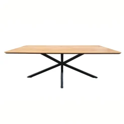 Eettafel Cesura Eiken Naturel 100x200cm - Giga Living