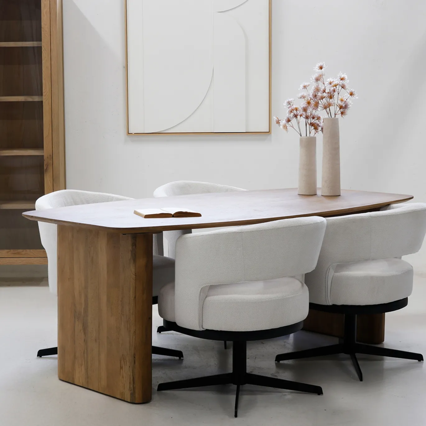 Eettafel Dai Naturel Deens Ovaal 200cm - Giga Meubel