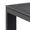 Eettafel Dalvik Keramiek Zwart Fairba 200cm - Giga Living
