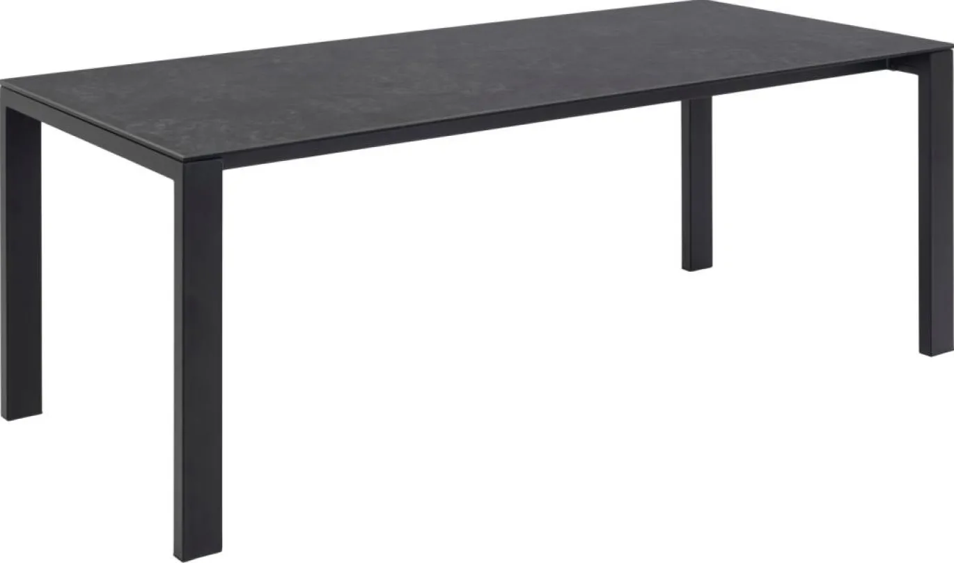 Eettafel Dalvik Keramiek Zwart Fairba 200cm - Giga Living